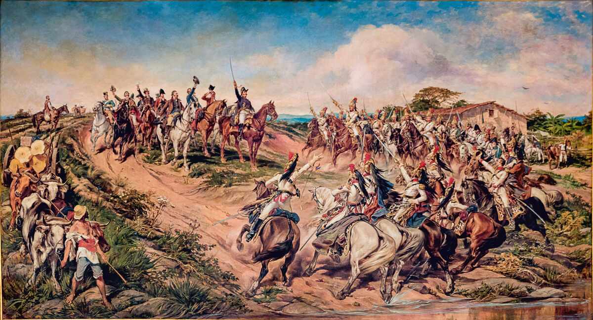 GFD 2/294: Ausrufung der Unabhängigkeit Brasiliens durch Peter I. am 7. September 1822 (Gemälde von Pedro Américo, 1888)